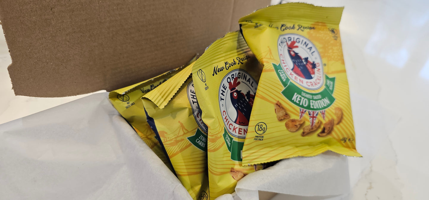 4 Packs The Original Chicken Crackling - Lightly Salted (Keto Edition)40g