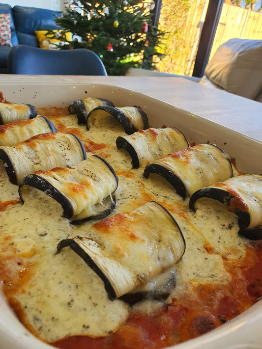Aubergine Roll-Ups